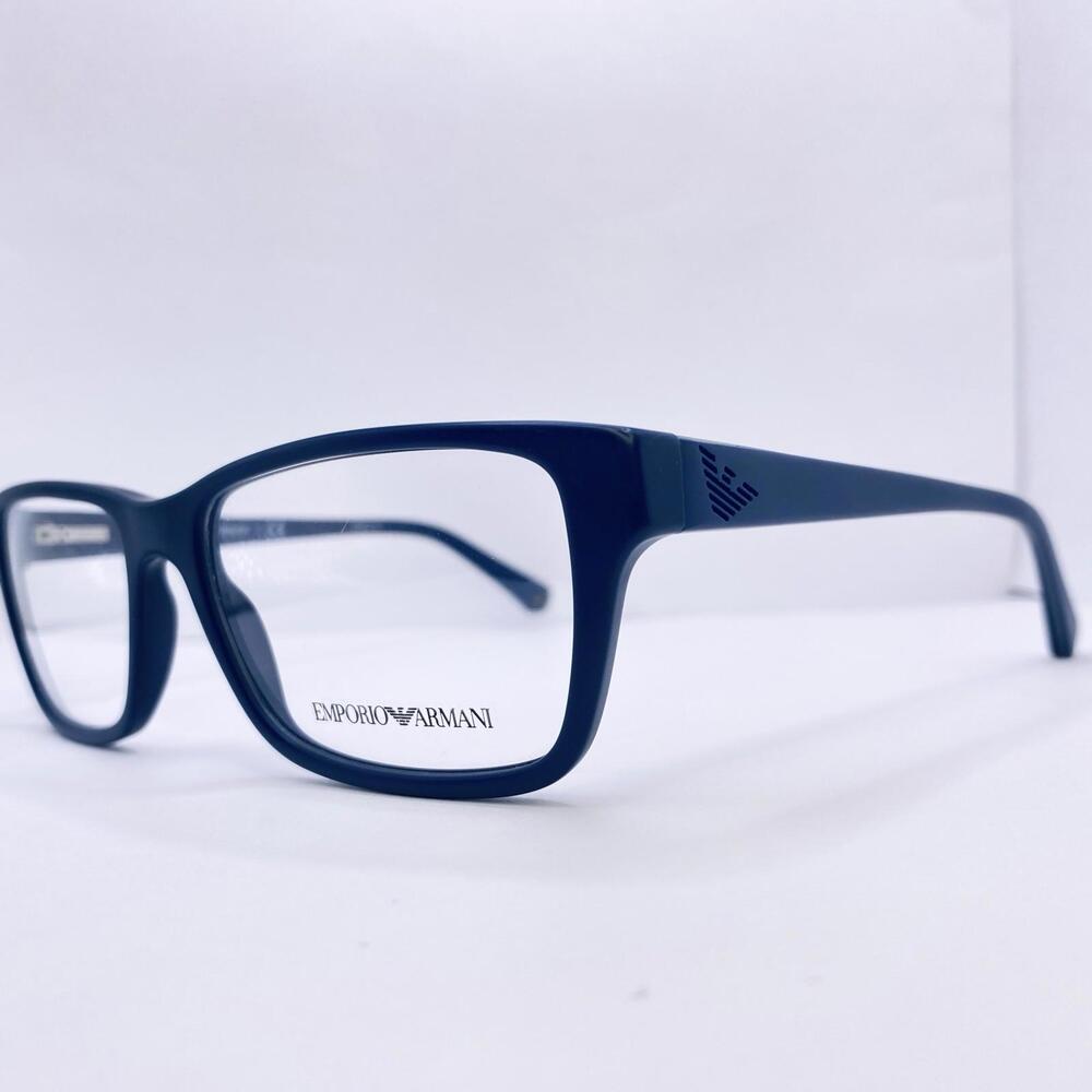 Emporio Armani Eyeglasses Frames EA 3057 5368 54 [] 17 140 Matte Blue Authentic